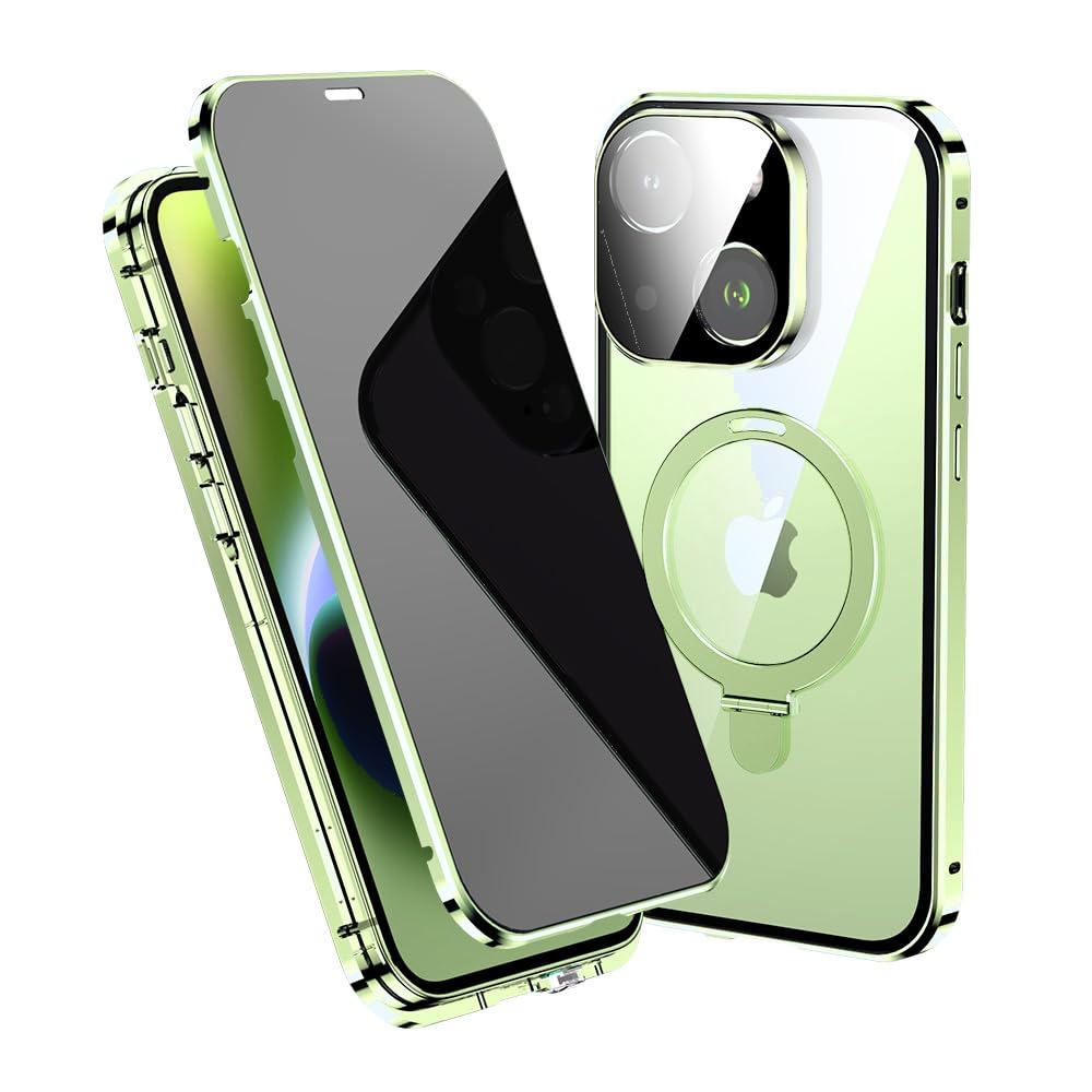Amazon.co.jp: 覗き見防止 iPhone 15 ケース MagSafe対応 全面カバー